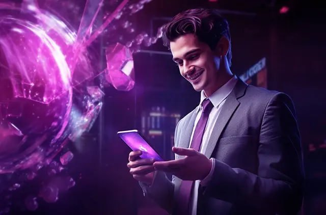 Antarmuka permainan Caribbean Stud Poker di pertaslot dengan tabel pembayaran terlihat jelas